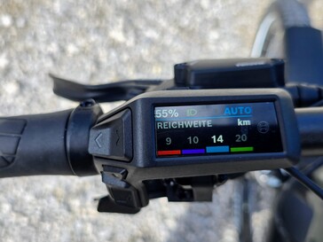 Das Purion 200 DIsplay ist auch in der Sonne gut ablesbar