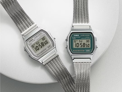 Von links nach rechts: Casio A158 WEM-7JF und A158 WEM-3JF. (Bildquelle: Casio Japan)