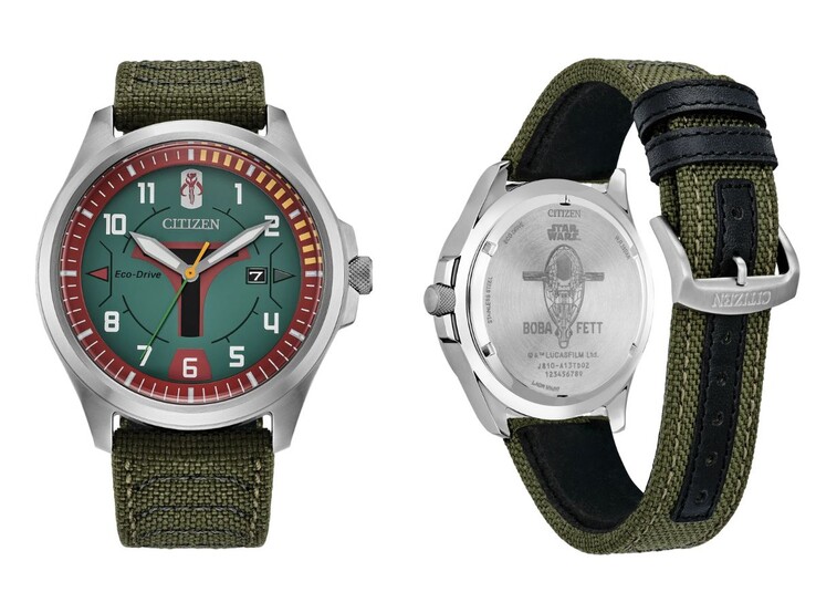 Die Citizen Star Wars Boba Fett AW1418-06W (Bildquelle: Citizen)