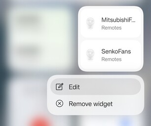 Neues Kontextmenü mit hervorgehobener Schaltfläche „Bearbeiten“.