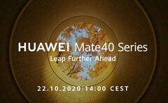 Im Jahr 2020 will Huawei mit der Mate 40 Smartphone-Serie noch einmal ordentlich auf den Putz hauen: Der Launch findet global am 22. Oktober statt.