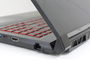 Die Scharniere sind zufriedenstellend, hätten aber steifer sein können