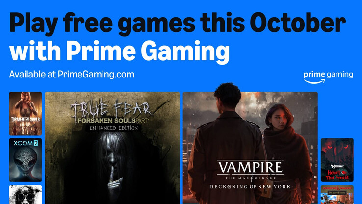 Die wichtigsten Highlights der Prime Gaming-Aktion im Oktober 2025. (Bildquelle: Amazon)