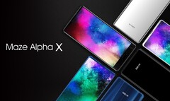 Nächste Woche stellt Maze sein Alpha X Randlos-Phone vor.