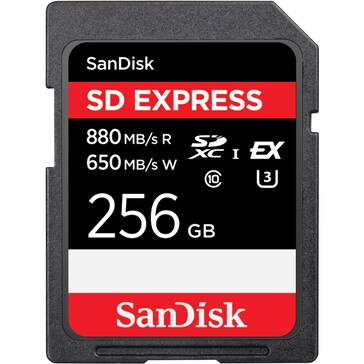 SD-Karte mit SD-Express-Interface. (Bild: Sandisk)