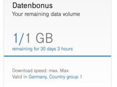 Der Datenbonus unter pass.telekom.de