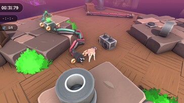 Im Bild: Ein Gameplay-Screenshot aus Super Adventure Hand.