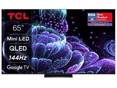 Amazon bietet die 65 Zoll Variante des TCL C839 Mini-LED-TVs heute im Deal für günstige 1.089 Euro an (Bild: TCL)