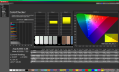 ColorChecker vor der Kalibrierung (sRGB)