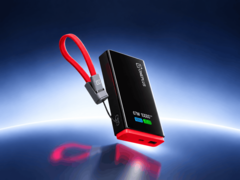 OnePlus 67W SuperVOOC Powerbank mit rotem Kabel