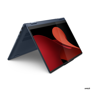Der Tent-Modus, hier beim IdeaPad 5 2-in-1 mit AMD-Innenleben (Bild: Lenovo).