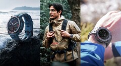 Die Amazfit T-Rex Pro 2 setzt auf ein rundes AMOLED-Display mit einer Helligkeit von bis zu 1.000 Nits. (Bild: GSMArena)