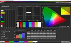 Farbraum (Farben: Standard, Zielfarbraum: sRGB)