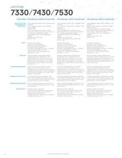 Dell Latitude 7000-Serie Datenblatt (Seite 3)