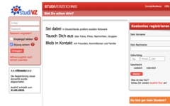 StudiVZ existiert nicht mehr. (Screenshot: Notebookcheck.com)