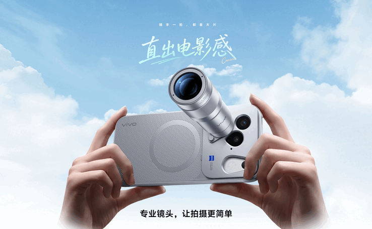 Das Vivo X500 mit dem Zeiss Teleconverter G2