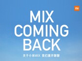Das Xiaomi Mi Mix Fold aka Mi Mix 4 startet am 29. März 2021, zumindest verkündet der aktuelle Teaser ein Comeback der Mix-Familie.