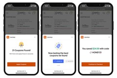 Honey wurde im Laufe der Jahre von zahlreichen Content Creators beworben. (Bildquelle: Honey)