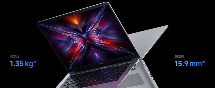 Das Modell ist ein 14-Zoll-Notebook und recht kompakt (Bildquelle: Xiaomi)