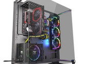Thermaltake bringt mit dem P5 TG Ti ein neues Echtglas-Wandgehäuse