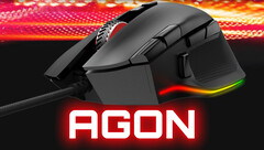 AOC Agon AGM600: Schnelle Gaming-Maus mit 16000 dpi, Kailh-Schaltern und Nvidia Reflex.