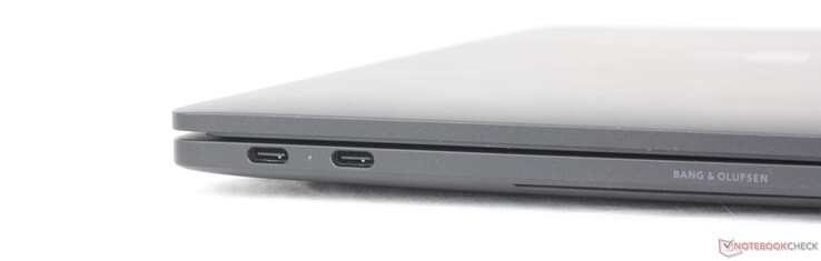 Links: 2x USB-A 4.0 mit Thunderbolt 4 + DisplayPort + Power Delivery