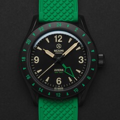 Die Nezumi Aviera ist mit einem automatischen GMT-Uhrwerk vom Kaliber Miyota 9075 ausgestattet. (Bildquelle: Nezumi Studios)