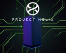 Ein Banner, das ein Konzept der Xbox-Konsole „Project Helix“ zeigt.