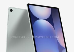 Das Samsung Galaxy Tab S10 FE+ setzt auf ein 13,1 Zoll großes Display. (Bildquelle: @OnLeaks / SammyGuru)
