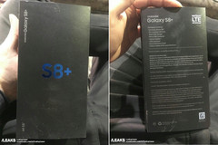 Die vermeintliche Verpackung der Verizon-Variante des Galaxy S8+.