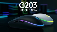 Logitech legt seine günstige G203 Gaming-Maus mit verbesserter RGB-Beleuchtung neu auf. (Bild: Logitech)