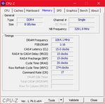 CPU-Z: Memory