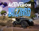 Activision Blizzard Logo mit Halo Campaign Evolved im Hintergrund