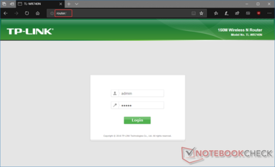 Direkter Zugang zu der lokalen Seite durch den Aufruf des Namens