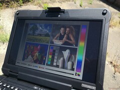 Im Freien unter direkter Sonneneinstrahlung