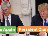 Eine von vielen Reaktionen der Netizens zu Donalds Trumps neuestem Tim Apple-Lapsus.