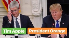 Eine von vielen Reaktionen der Netizens zu Donalds Trumps neuestem Tim Apple-Lapsus.