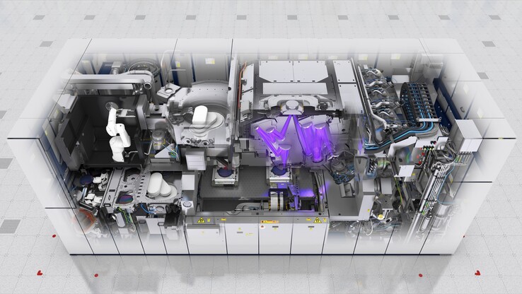Das EUV-Equipment von ASML ist unerlässlich für die Fertigung von modernen 5 nm und 7 nm Computerchips. (Bild: ASML)
