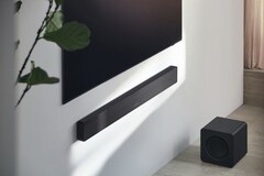 Die neueste Soundbar von Samsung kann sowohl vertikal als auch horizontal verwendet werden. (Bildquelle: Samsung)