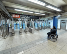 Ein Fare Gate der nächsten Generation in der New Yorker MTA. Auch Berlin will solche Zugangssperren.