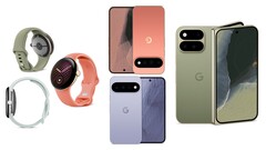 Die gesamte Google Pixel 11 und Pixel Watch 5 Serie leakt in hochwertigen Pressebildern und allen Farben.