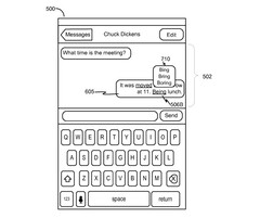 Sender und Empfänger sehen auto-korrigierte Worte und Wort-Vorschäge