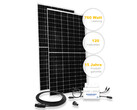 Mini-Solaranlage mit ASWS-Solarmodulen mit niedrigem Temperaturkoeffizienten für optimale Energieeffizienz (Bild: ASWS, Envertech)