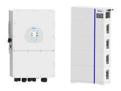 Deye Angebots-Set aus Hybrid-Wechselrichter 15 kW und GB-L Komplettbatterie 20 kWh (Bildquelle: Deye, bearbeitet)