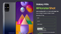 Samsung Galaxy M31s Indien-Launch: Monster Shot und 6.000-mAh-Akku an Bord.