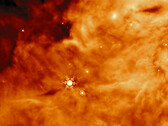 Aus IRAS 23385 und IRAS 2A werden irgendwann Sterne. (Bild: NASA)