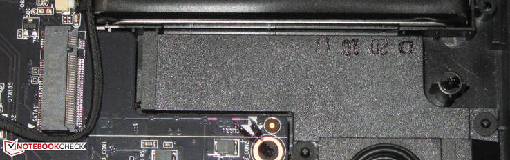 Eine zweite NVMe-SSD könnte eingebaut werden.