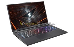 Gigabyte Aorus 17 (2022): Gaming-Laptop erstmals mit 4K-Display samt 120 Hz Mini-LED, Alder-Lake Core-i9 und Nvidia-Refresh (Bild: VideoCardz)