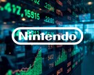 Das Nintendo-Logo vor dem Börsenticker