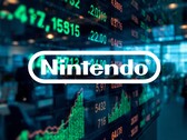 Das Nintendo-Logo vor dem Börsenticker